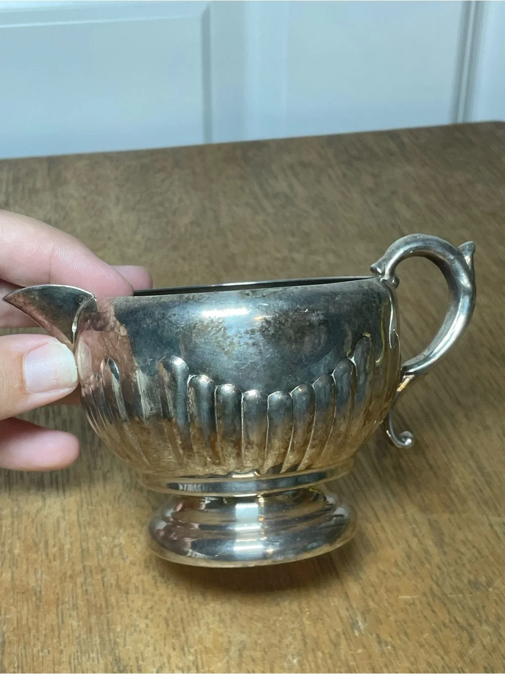 Vintage Viking Plate Silver Plated Creamer EP Copper Made in Canada